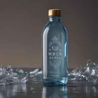 water bottle mockup