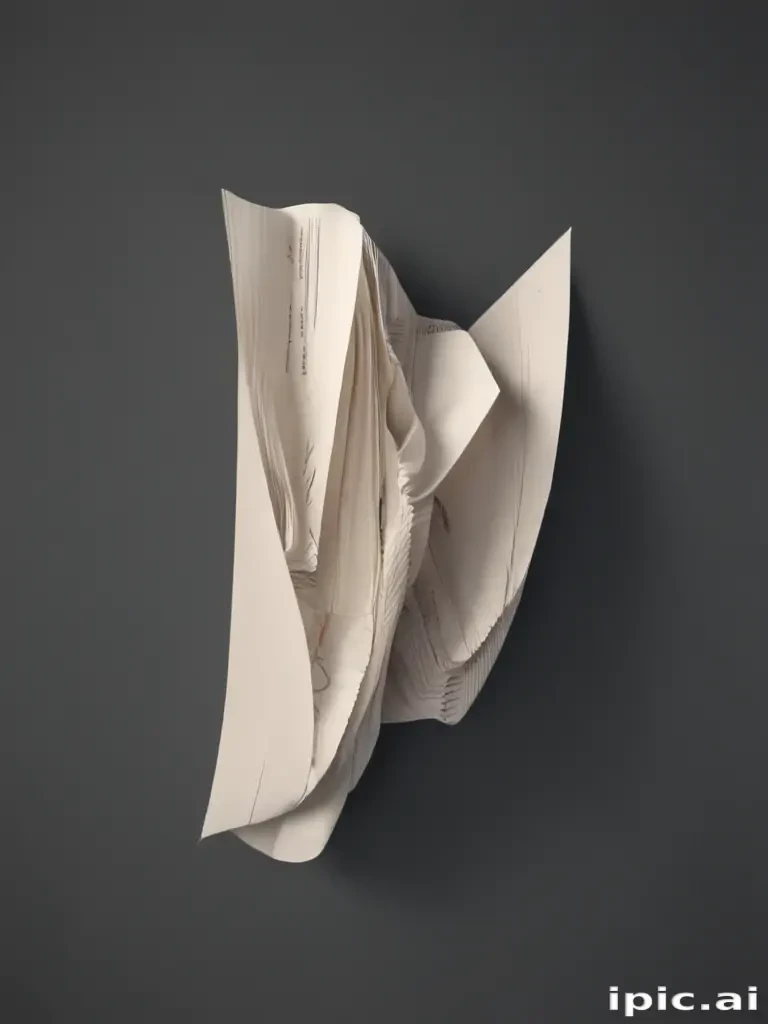 folded paper png