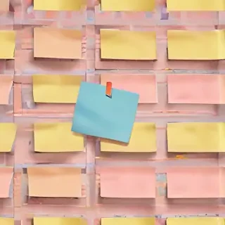 sticky note background
