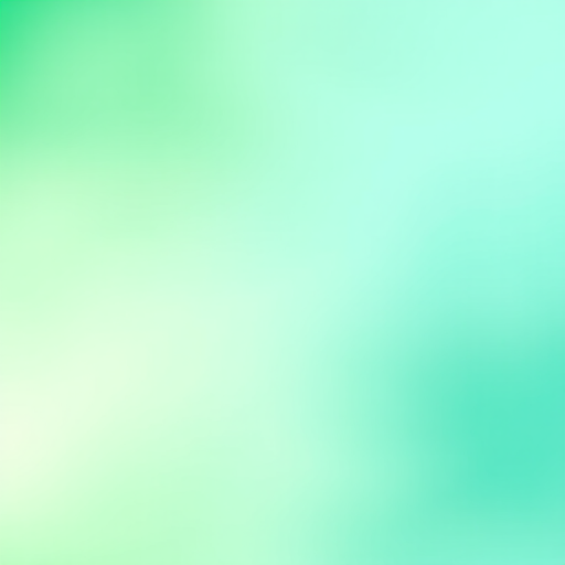 Create a smooth gradient background with textures in shades of green and turquoise, shot with a DSLR camera at f/2.8, ISO 100, 50mm lens, with a soft focus effect for a dreamy look.