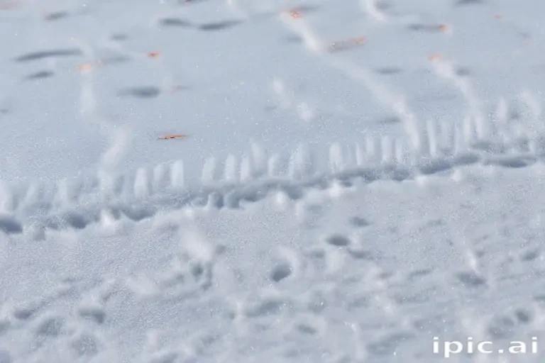 transparent snow