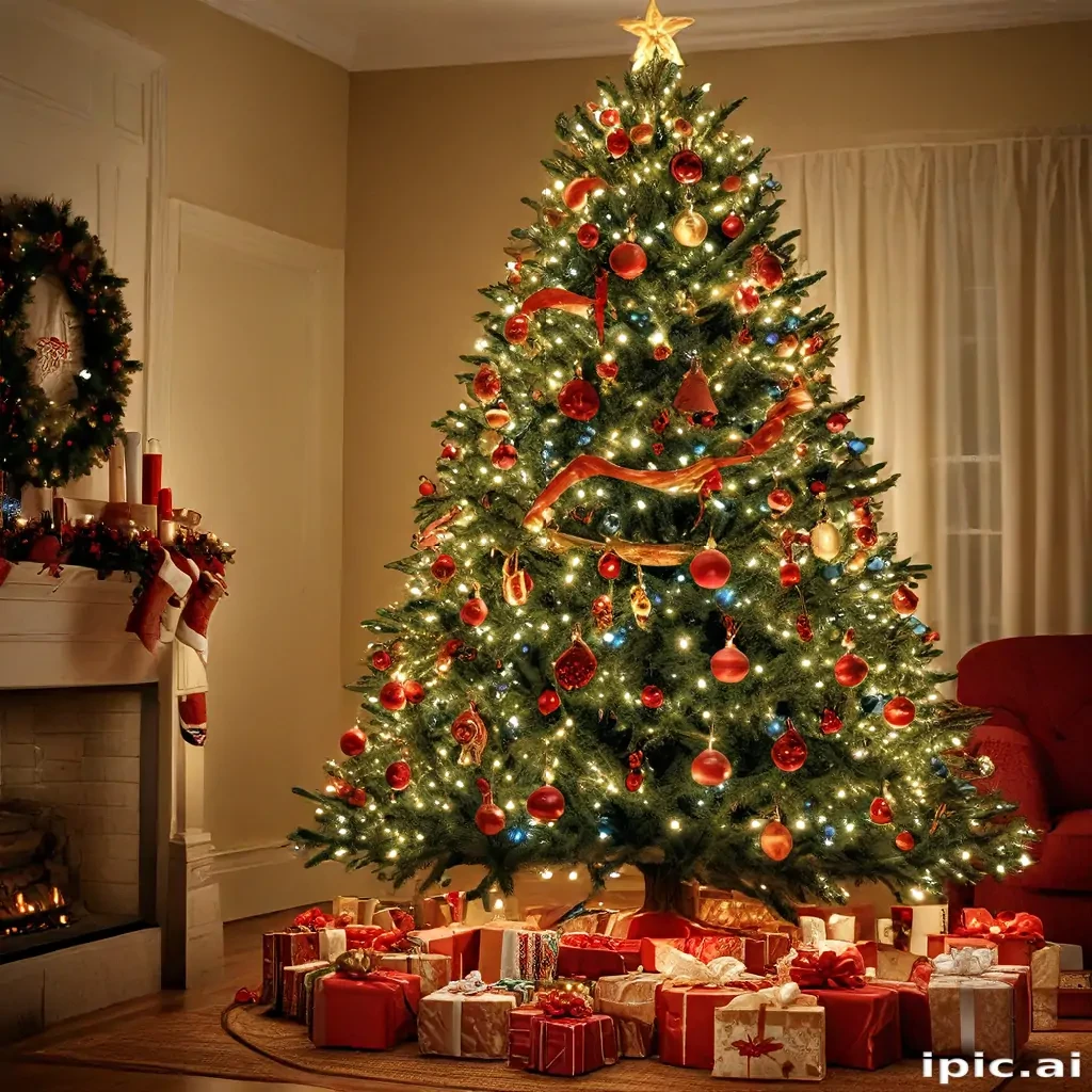 christmas tree pc wallpaper