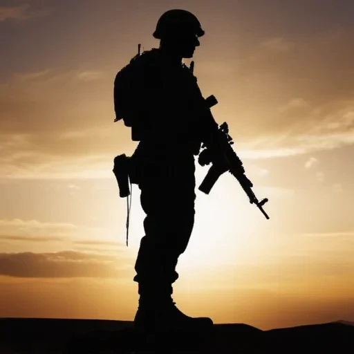 soldier silhouette png