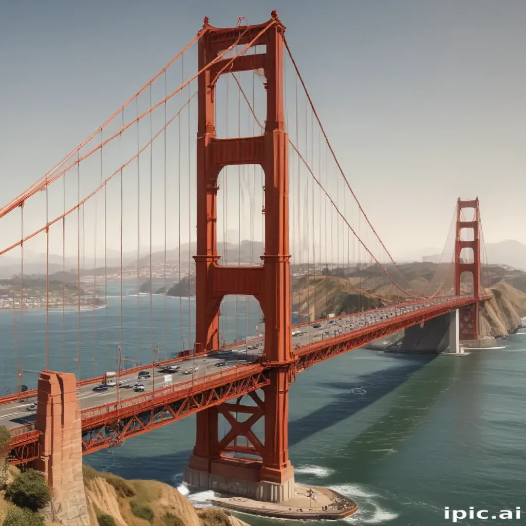 clipart golden gate bridge