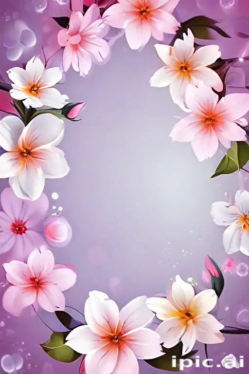 light flower background