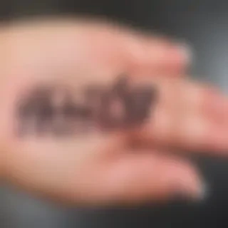 i love you sign language tattoo
