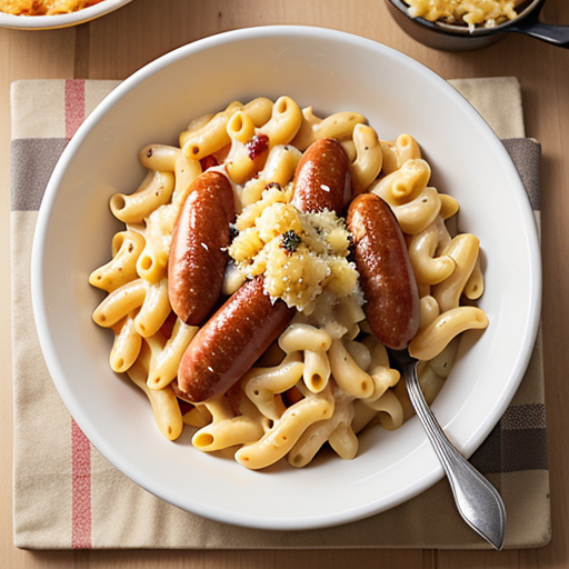 smoked sausage mac and cheese
