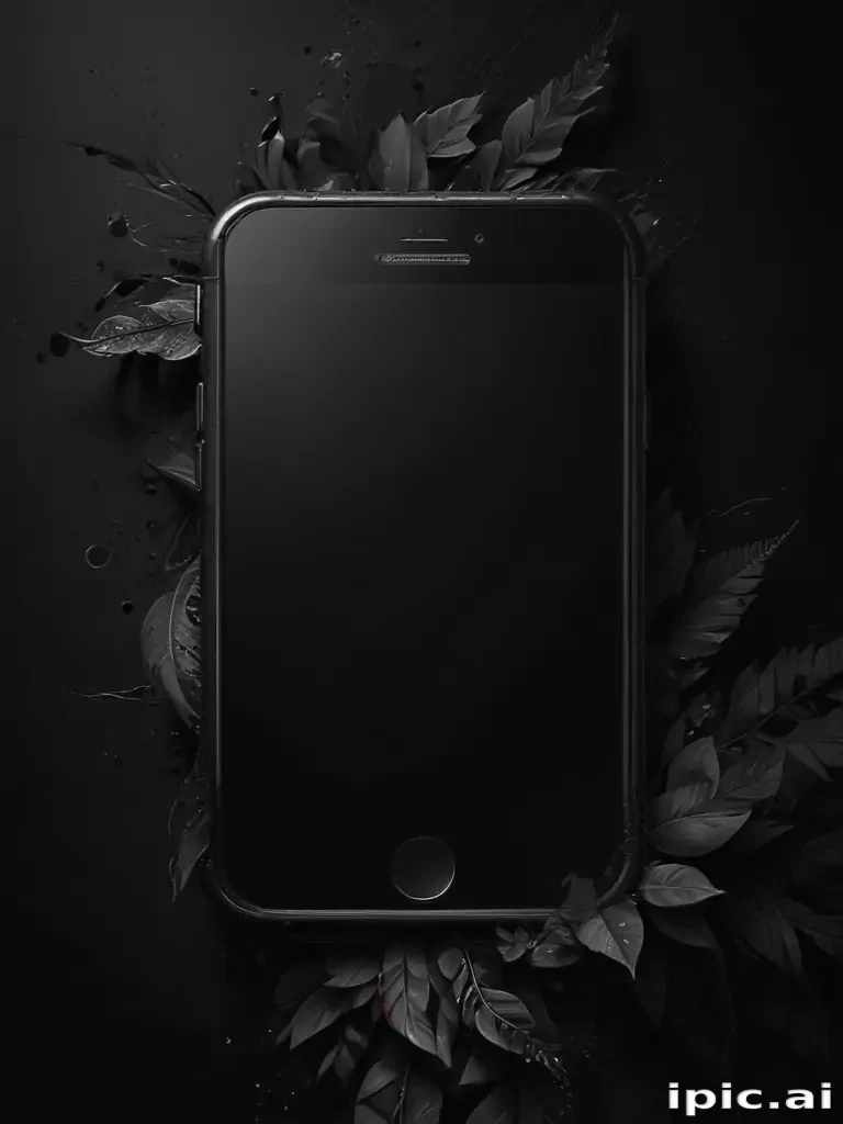 black iphone wallpaper hd