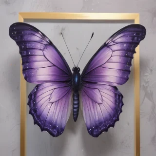 aesthetic purple butterfly