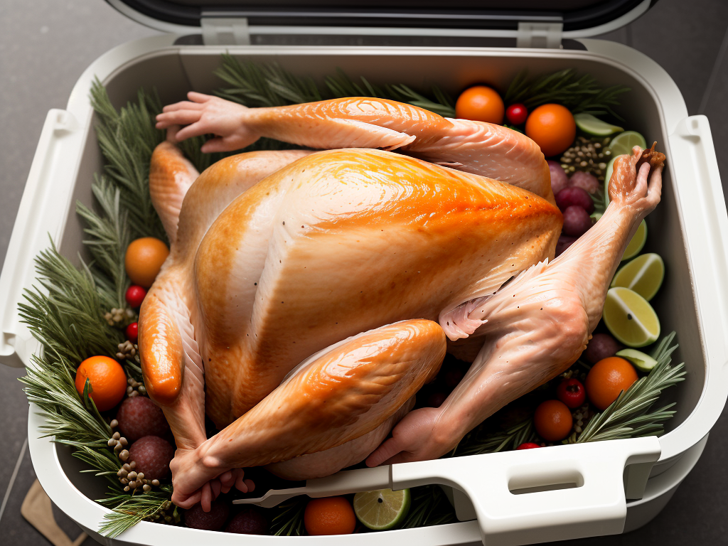 brining a turkey in a cooler