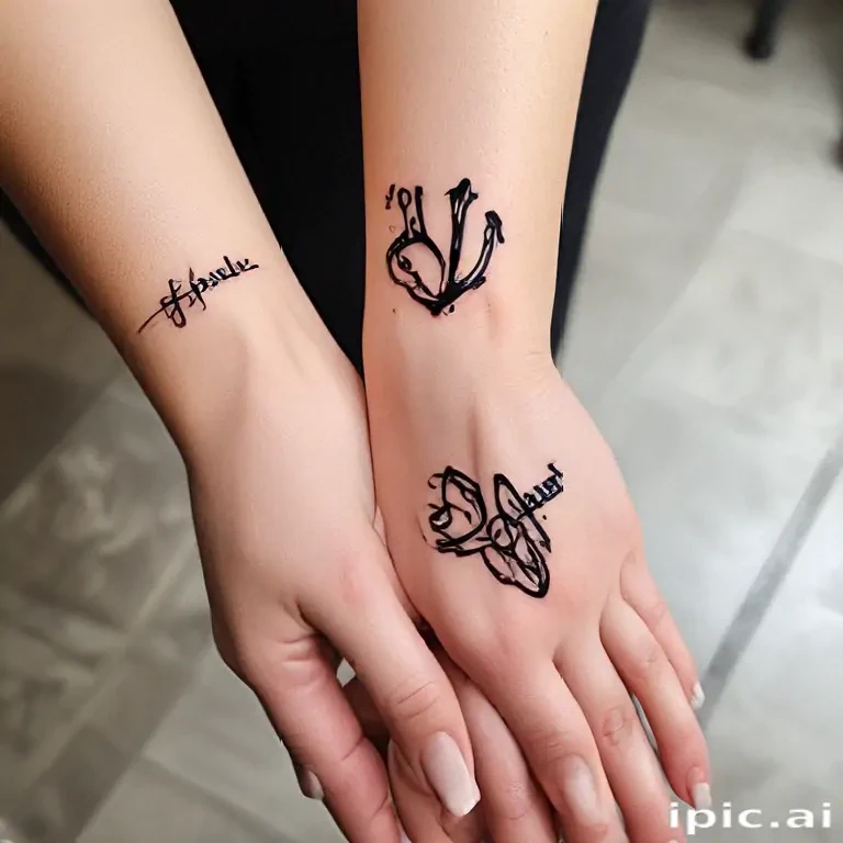 i love you sign language tattoo