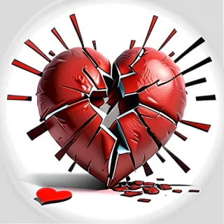 broken hearts png