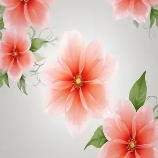 flower background transparent