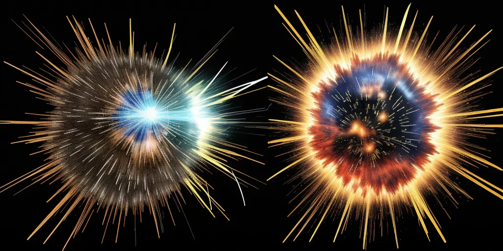 transparent explosion
