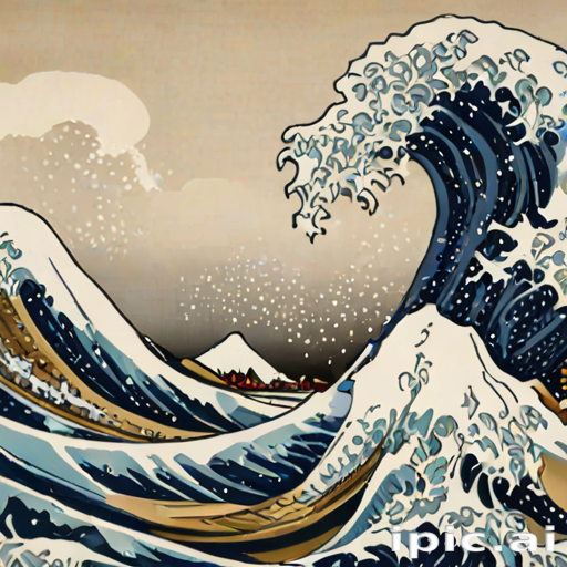 the great wave wallpaper