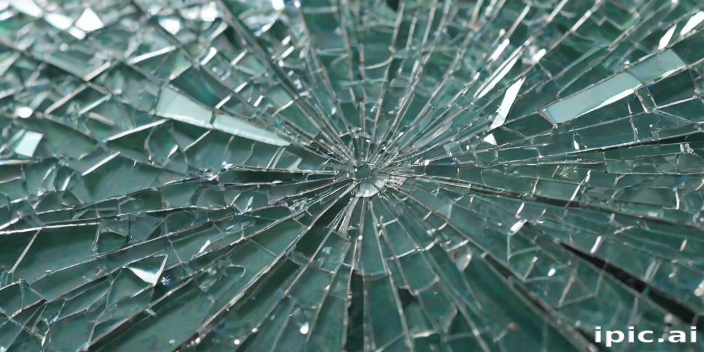 broken glass texture
