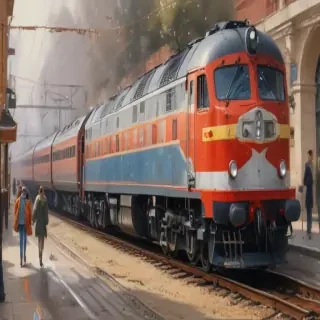 train sketch