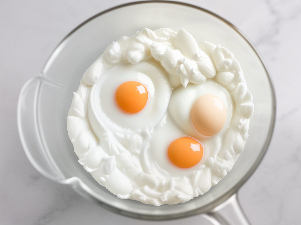 1/4 cup egg white calories