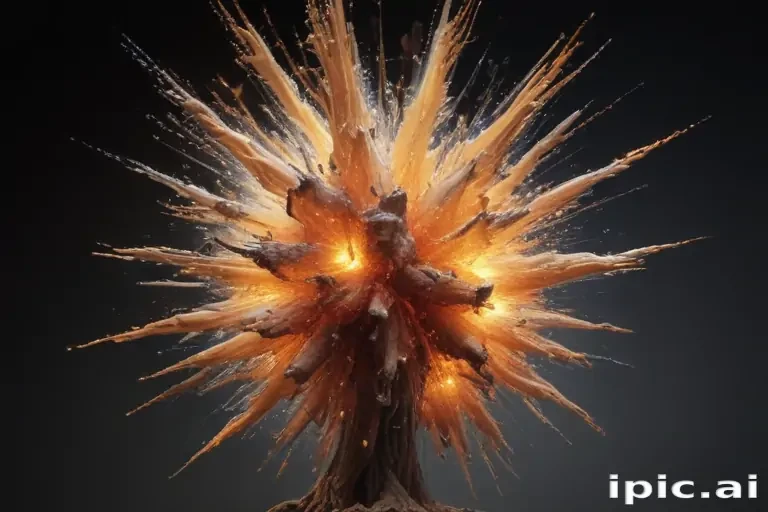 transparent explosion
