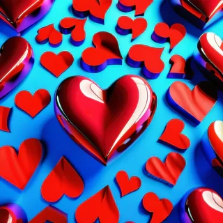 3d heart wallpaper
