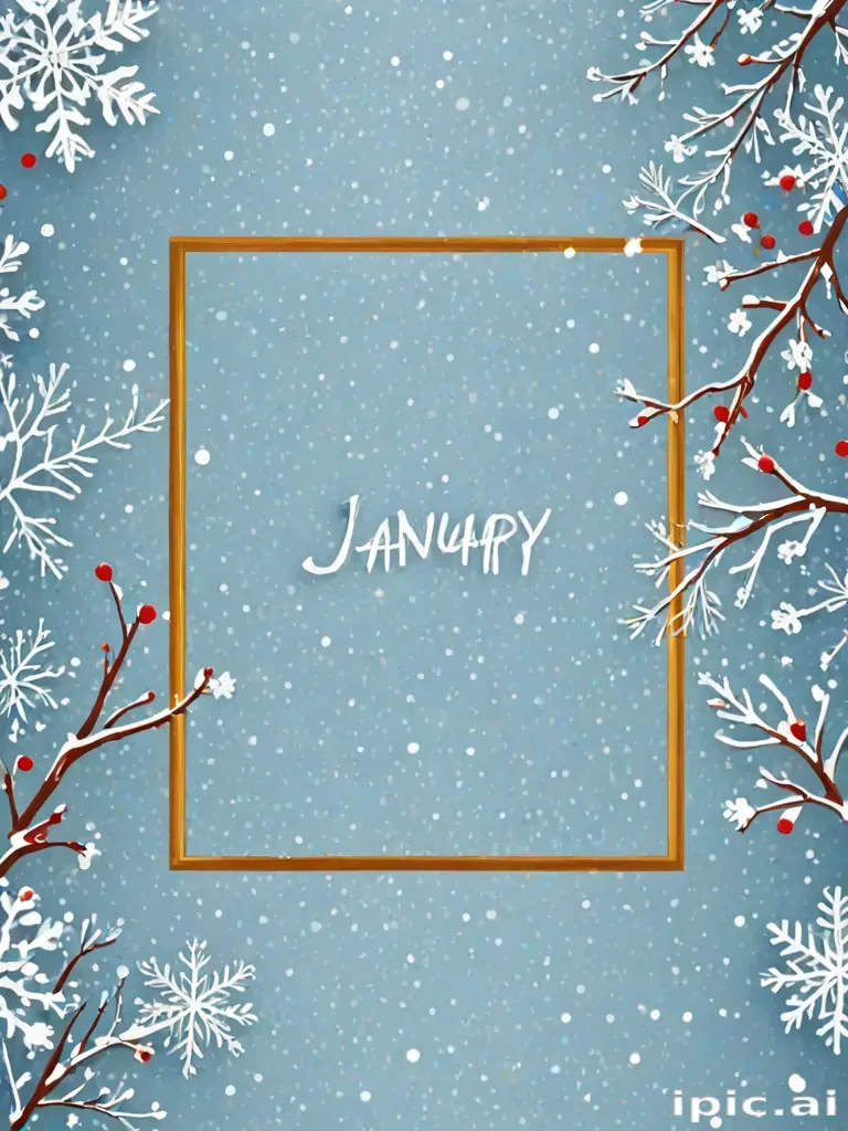 january background