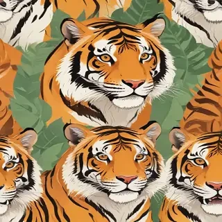 cartoon tigers
