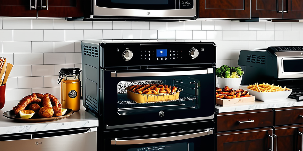ge oven with air fryer