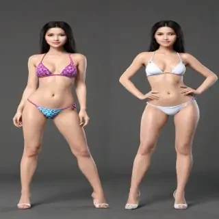 ai little bikini girls
