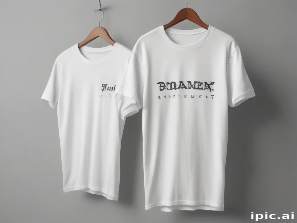 oversized t shirt mockup