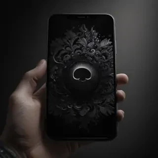 black iphone wallpapers 4k