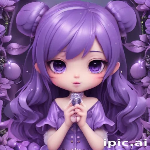 kawaii cute purple wallpaper