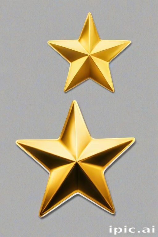 gold star sticker png