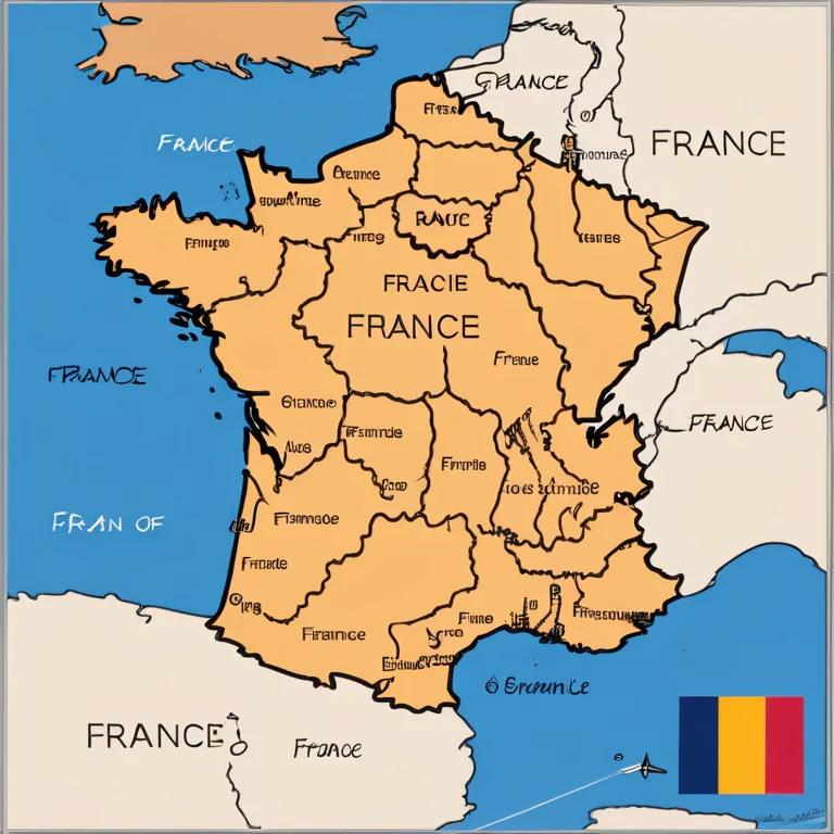 map of france