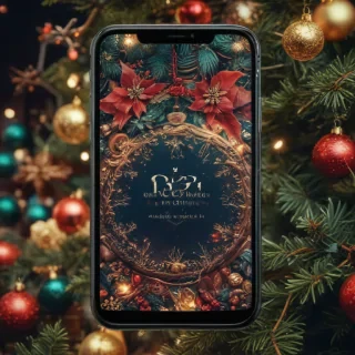 christmas phone wallpaper aesthetic