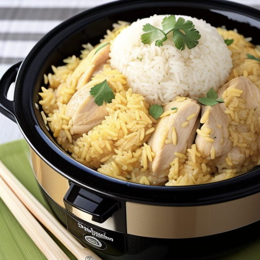 crock pot chicken yellow rice