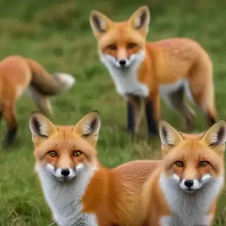 background fox