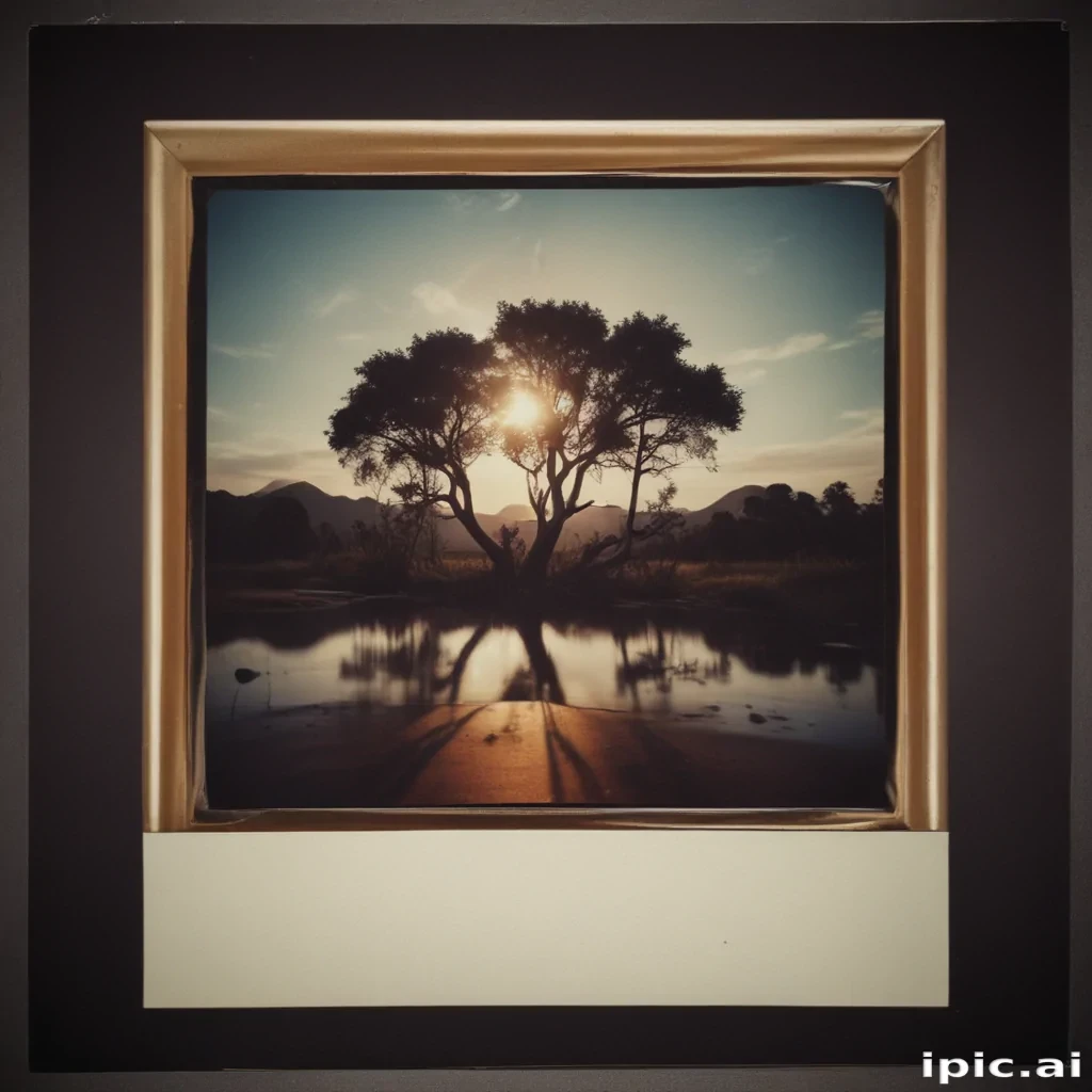 aesthetic polaroid frame