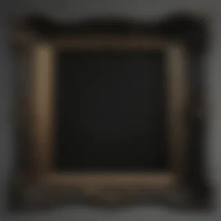 black picture frame png
