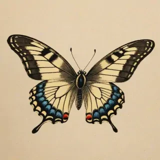 pictures of drawings of butterflies