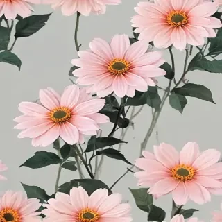 aesthetic flowers transparent