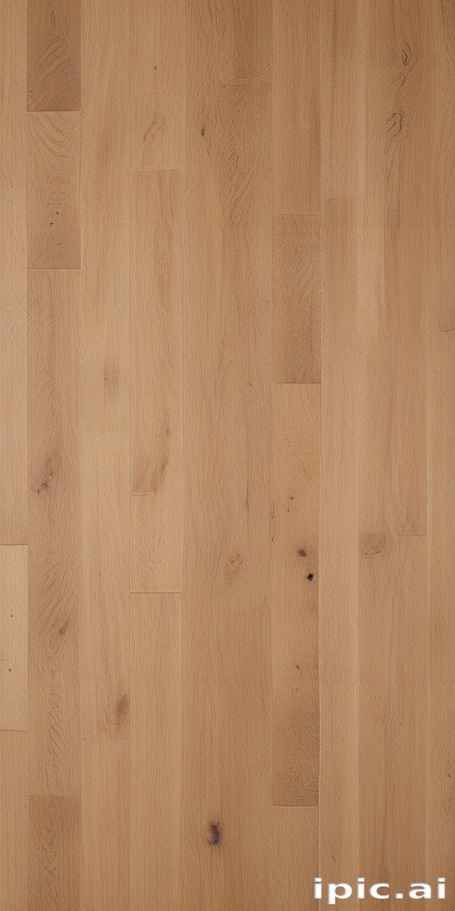 Natural Light Oak Hardwood Flooring with Subtle Grain and Texture Patterns