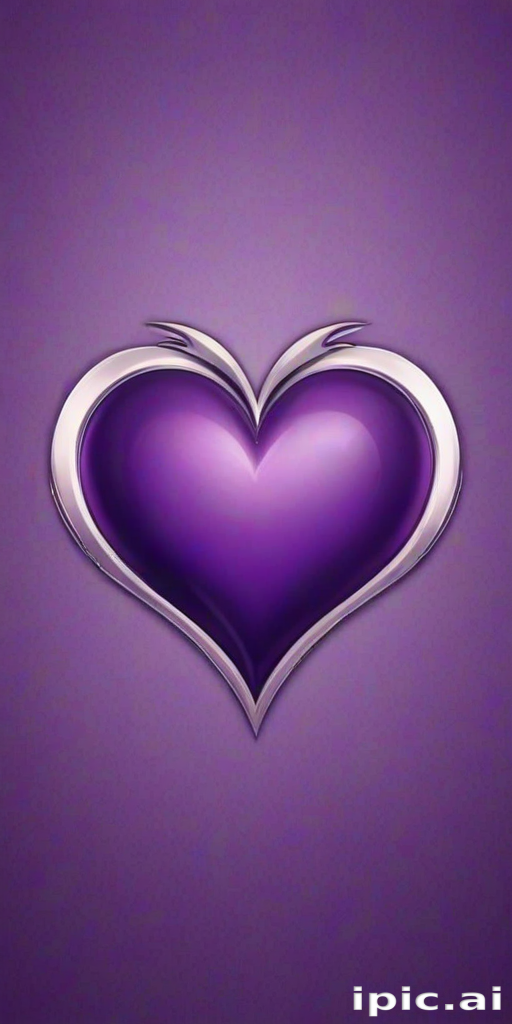 wallpaper purple heart