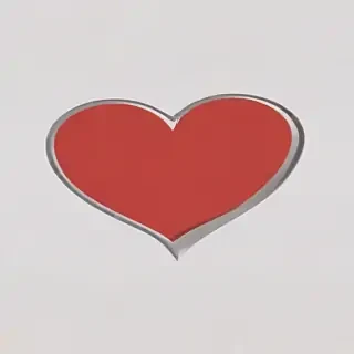 heart outline transparent