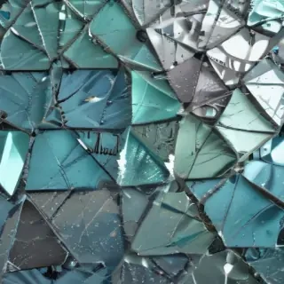broken glass texture