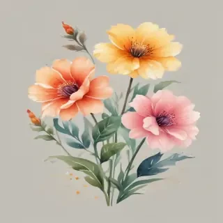 watercolor flowers png