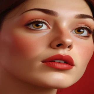 red blank background