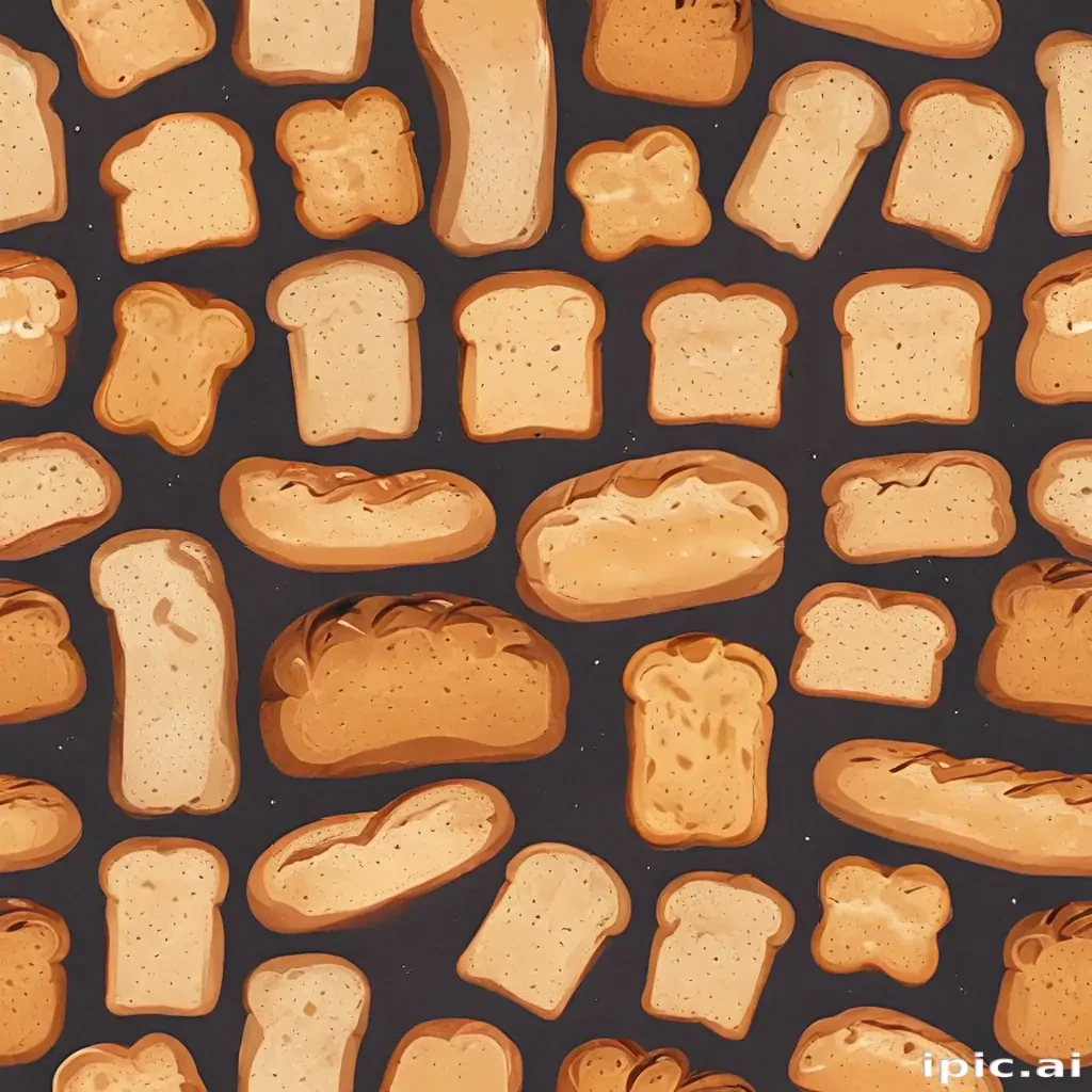 bread in cartoon