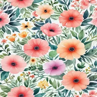 watercolor flower background