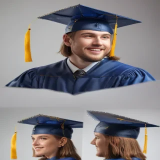 transparent graduation cap