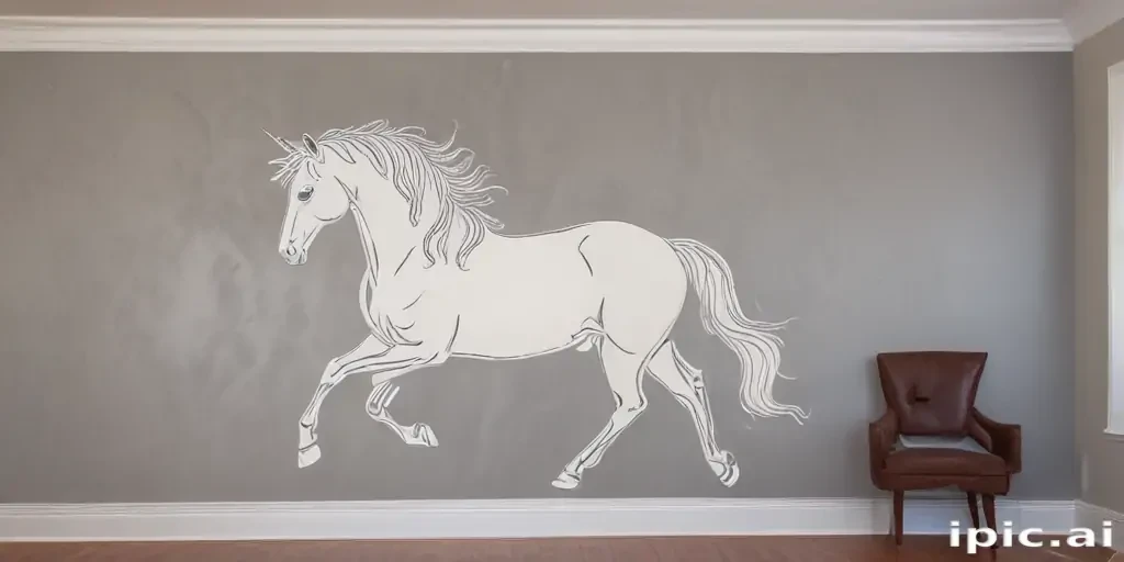 unicorn outline